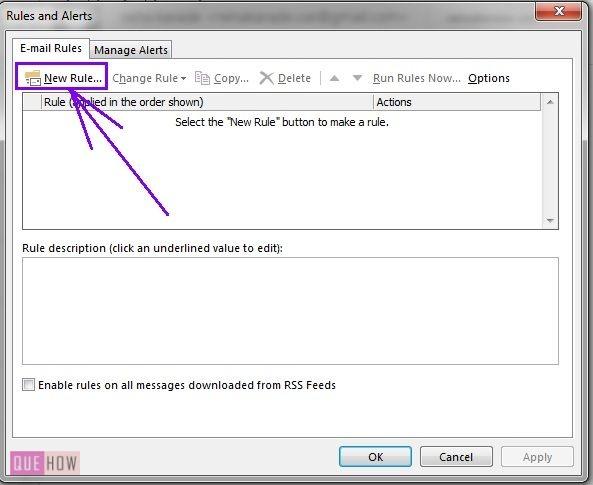 setting auto response in outlook